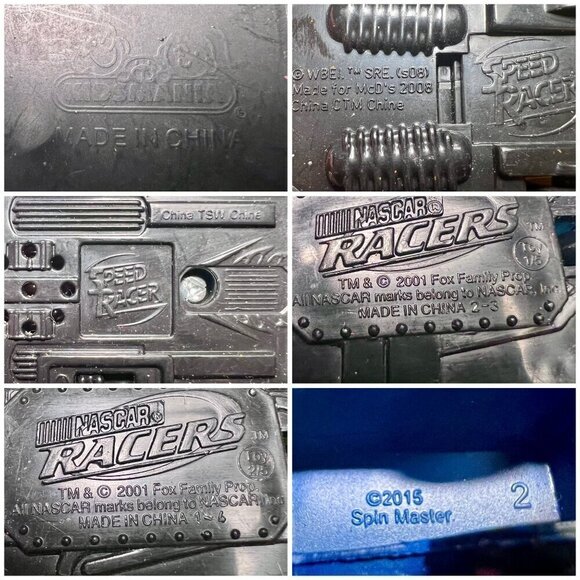 Vintage Plastic Car Lot of 11 McDonalds 5" & Under Nascar Spin Master Speed Race - Picture 7 of 7